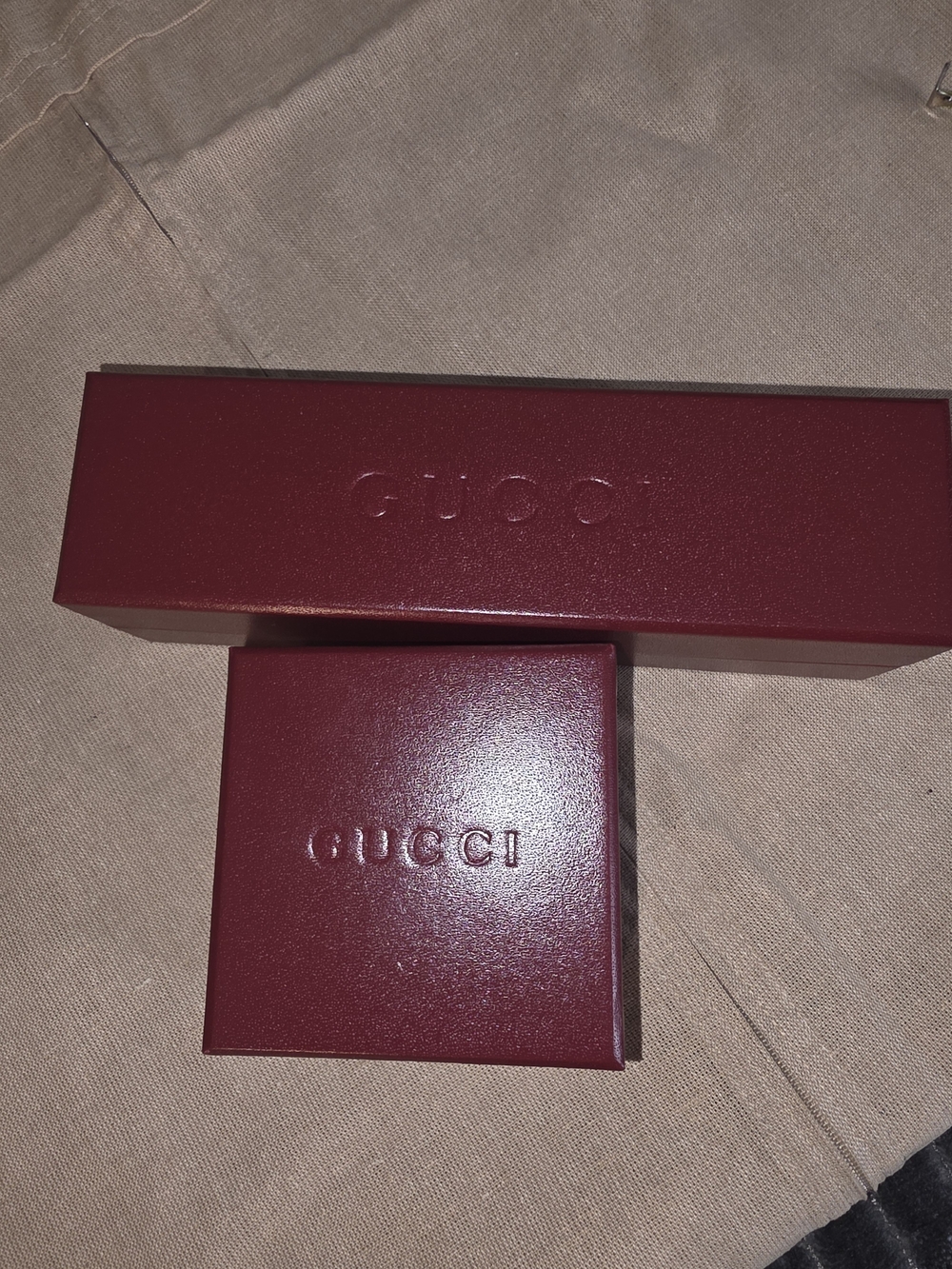 Authentic Gucci Bracelet/Watch Box + Small Jewelry/Earring Box
